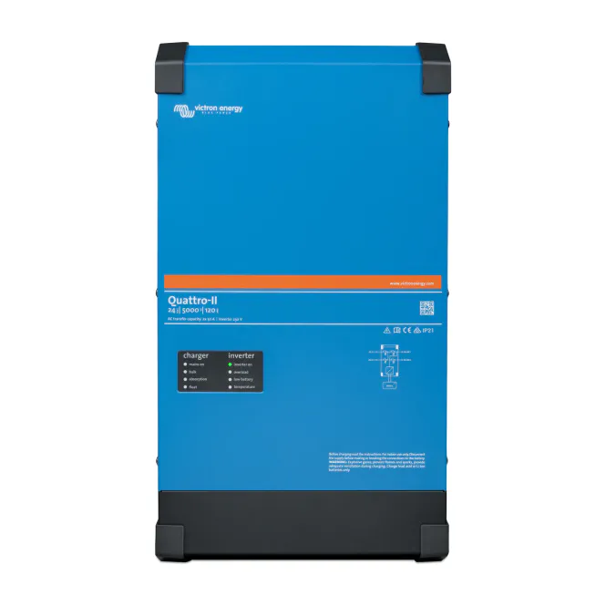 Hovedbilde Victron Quattro-II 24/5000/120-50/50 Kombinert Batterilader ...