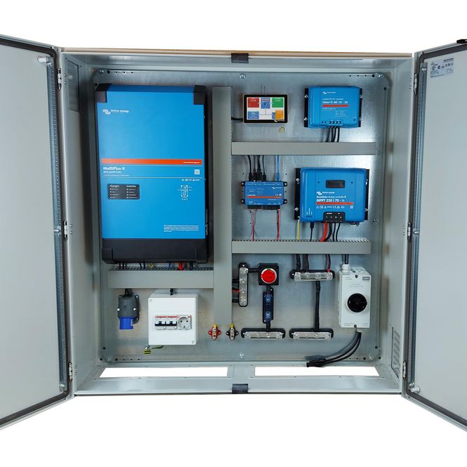 Hovedbilde Nødstrømsystem Proff 1-Fas 230V 4500W Ferdigbygd Skap