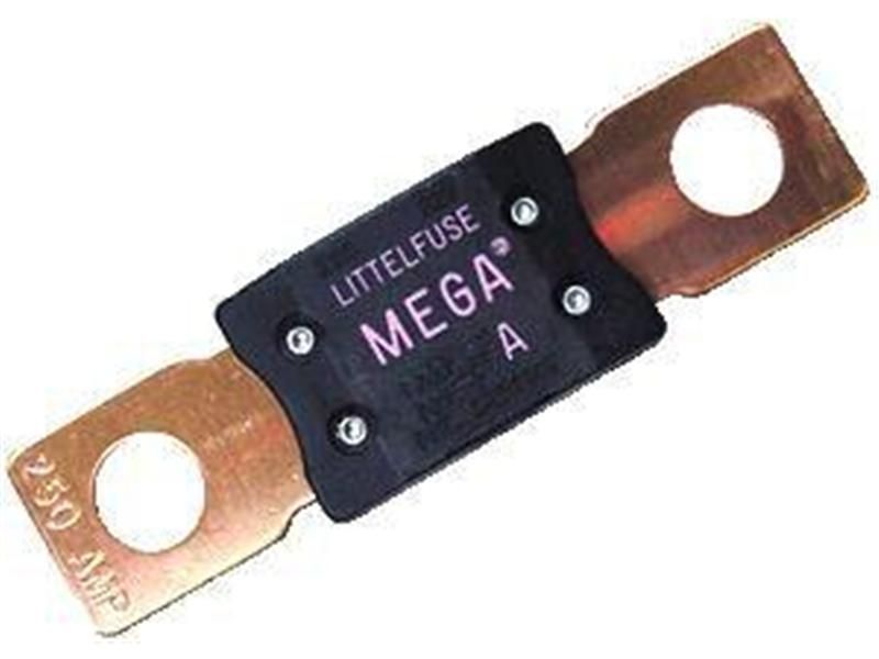 Megasikring batteri - inverter forbruk 100-300A