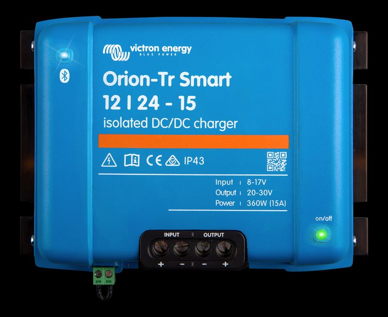 Victron Orion TR Smart DC-DC Lader 12>24V 15A (Galvanisk isolert)