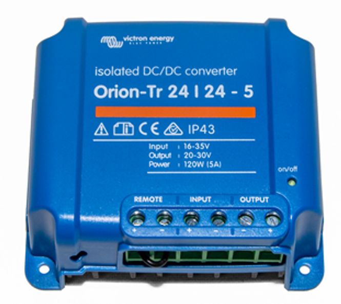 Hovedbilde Victron Orion TR Omformer DC-DC 24>24V 5A (Galvanisk ...